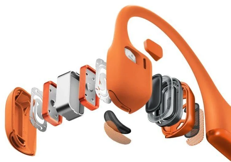 Ausinės Shokz OpenRun Pro2, Oranžinės spalvos