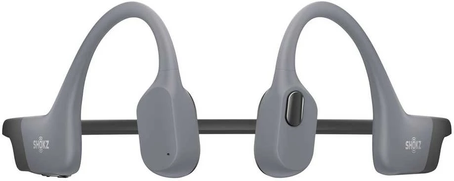 Shokz OpenSwim Pro plaukimo ausinės su kaulų laidumo technologija, USB-C, pilkos spalvos