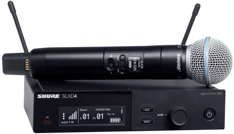 „Shure SLXD24E/B58-G59“ belaidė mikrofonų sistema