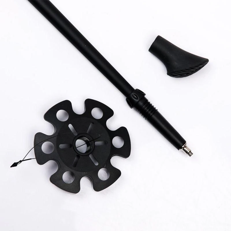 Šiaurietiško ėjimo lazdos Viking Lite Pro, 115cm, juodos-pilkos-baltos