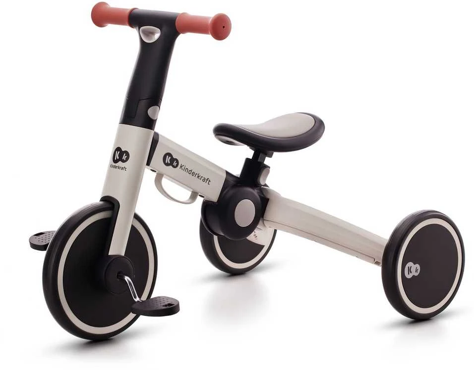 KINDERKRAFT triratukas 3in1 4Trike pilkas, KR4TRI22GRY0000