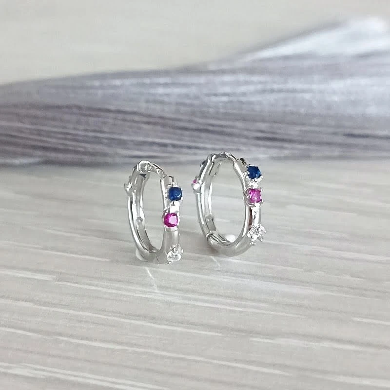 Sidabriniai auskarai Gemstones