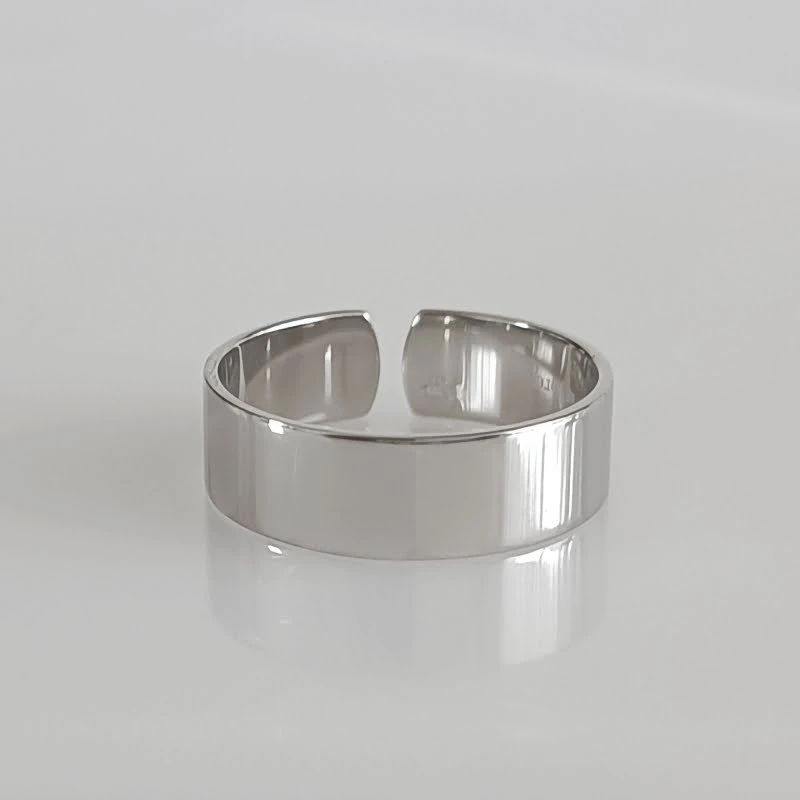 Sidabrinis žiedas Base 6mm