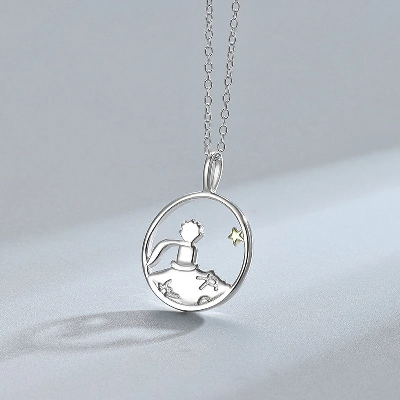 Sidabrinis pakabukas Little Prince