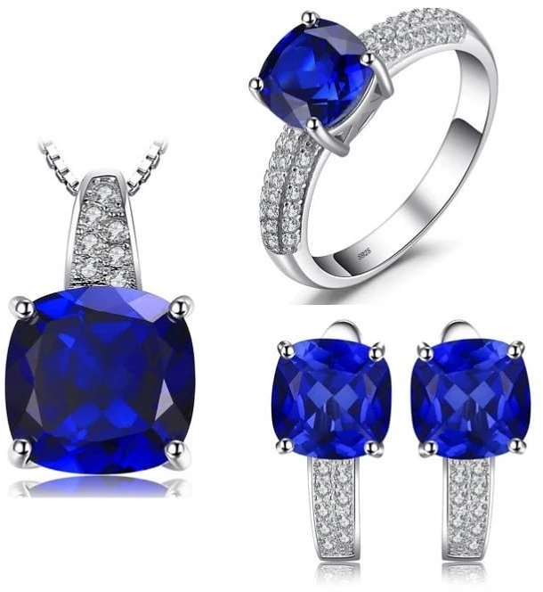 Sidabrinis pakabukas Sapphire