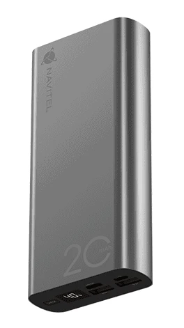 Navitel | Portable Charger | PWR20 AL Sidabrinis | Lithium-ion