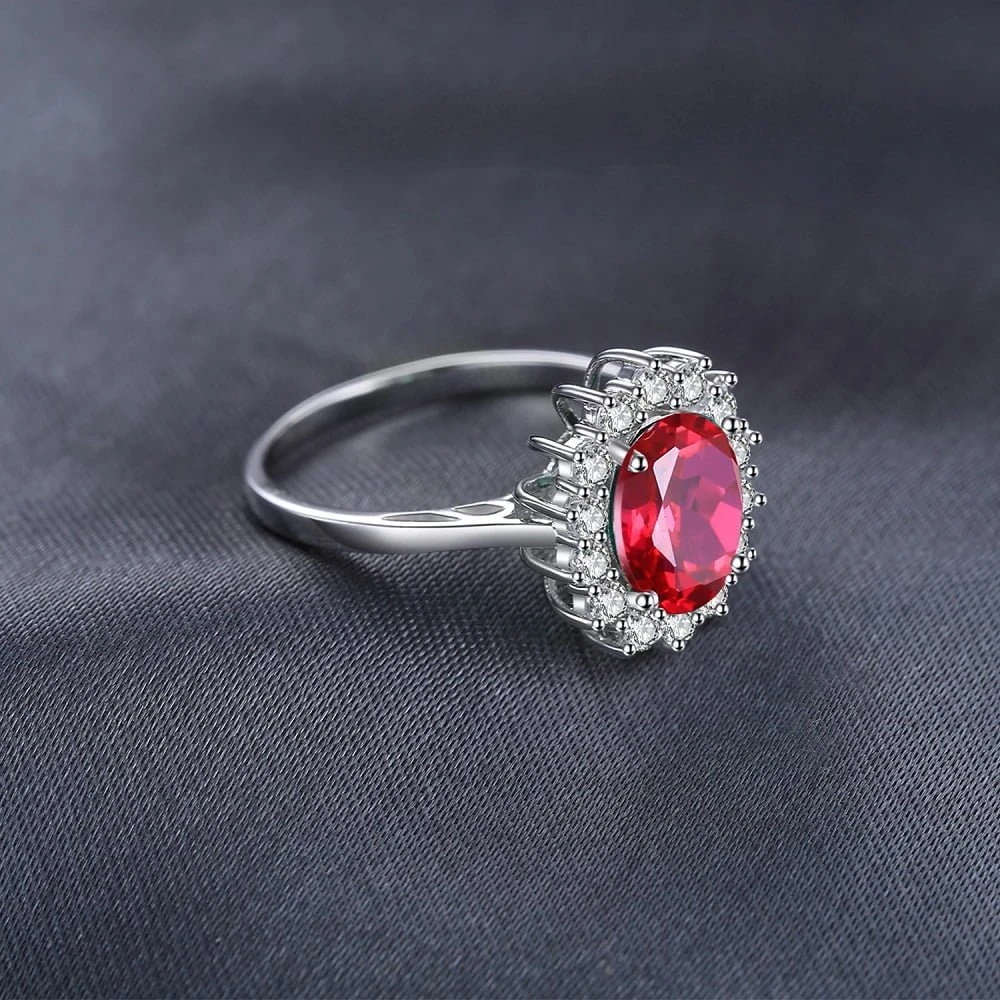 Sidabrinis žiedas Garnet