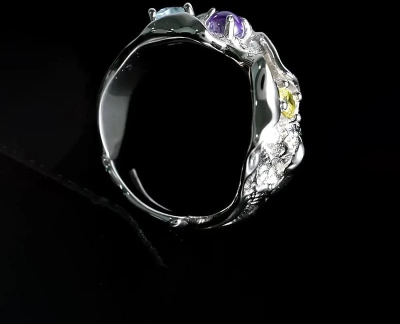 Sidabrinis žiedas Sparkle