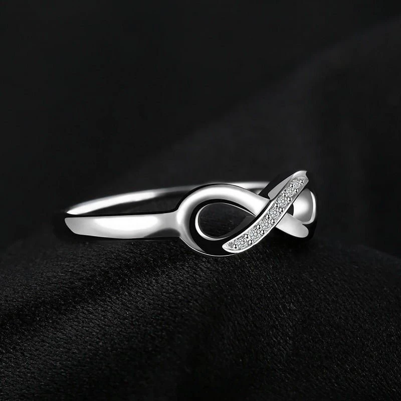 Sidabrinis žiedas Infinity