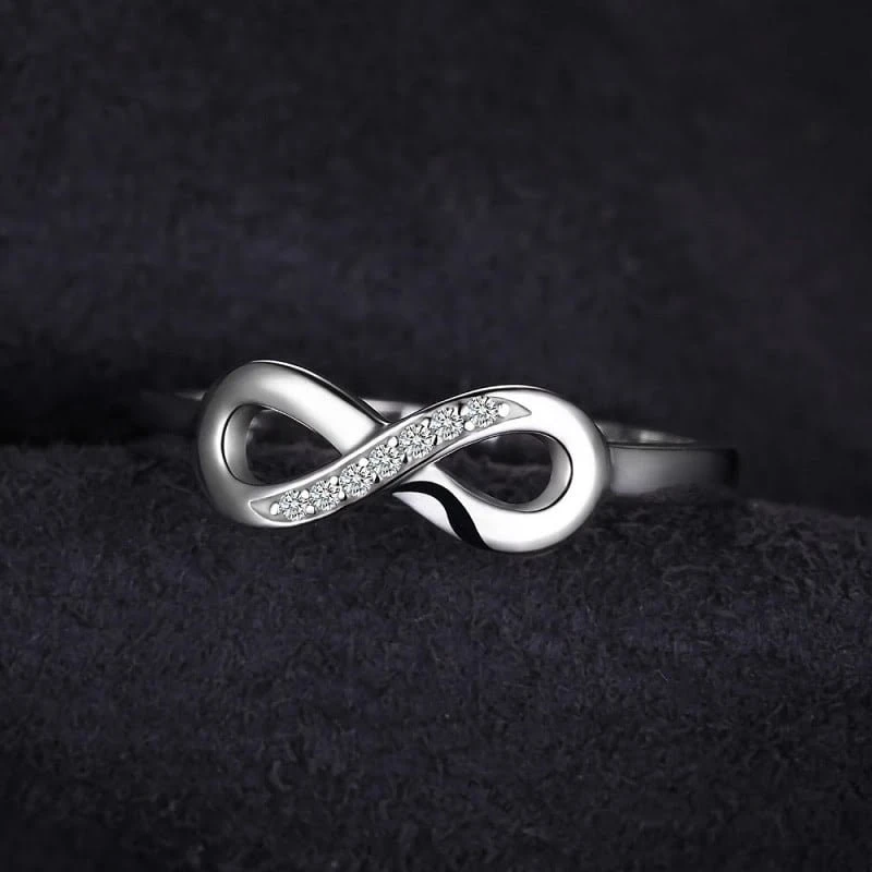 Sidabrinis žiedas Infinity