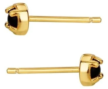 Sidabriniai auskarai Nail Gold
