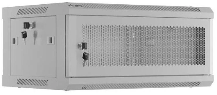 Lanberg pakabinama spintelė 19 colių 4U 600X450 rutulinės perforuotos durys