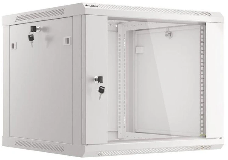 LANBERG WF01-6609-10S sieninis stovas 19 colių išmontuojamas plokščias paketas 9U/600x600mm pilka