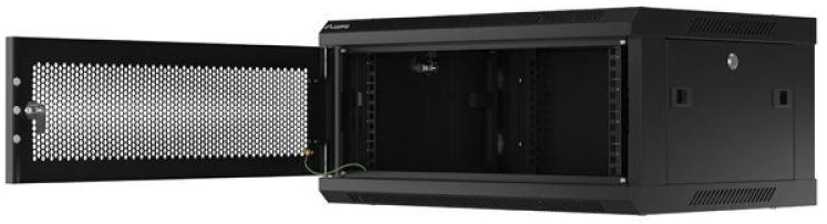 Lanberg pakabinama spintelė 19" 4U 600X450 juoda perforuotos durys