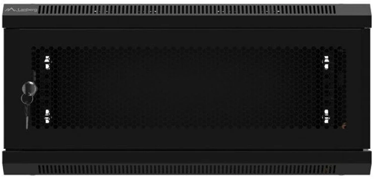 Lanberg pakabinama spintelė 19" 4U 600X450 juoda perforuotos durys