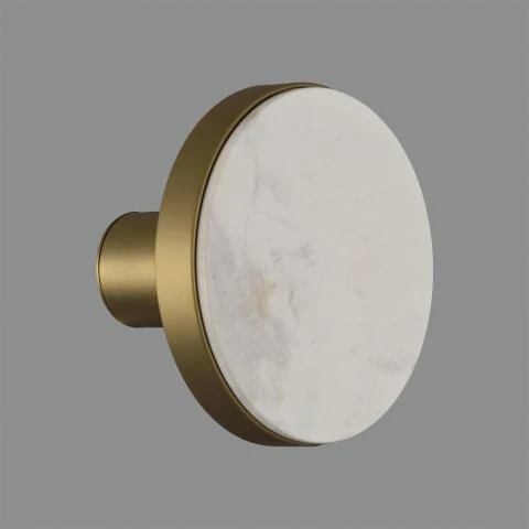 Sieninis šviestuvas Sieninio šviestuvo CHAMALEON diskas, balto marmuro, 14,5cm, K0003340B