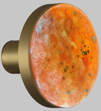Sieninis šviestuvas Sieninio šviestuvo CHAMALEON diskas, oranžinės sp., 14,5cm, K0003440NA
