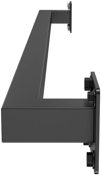 VEVOR Sieninis turėklas juodas, 910 mm