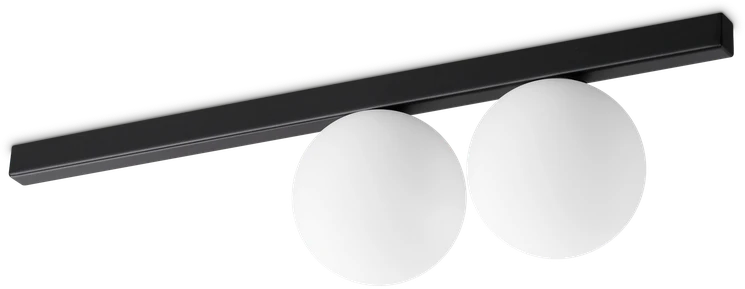 Lubinis šviestuvas Ideal Lux Sieninis/lubų šviestuvas BINOMIO, G9, juodas, 310671
