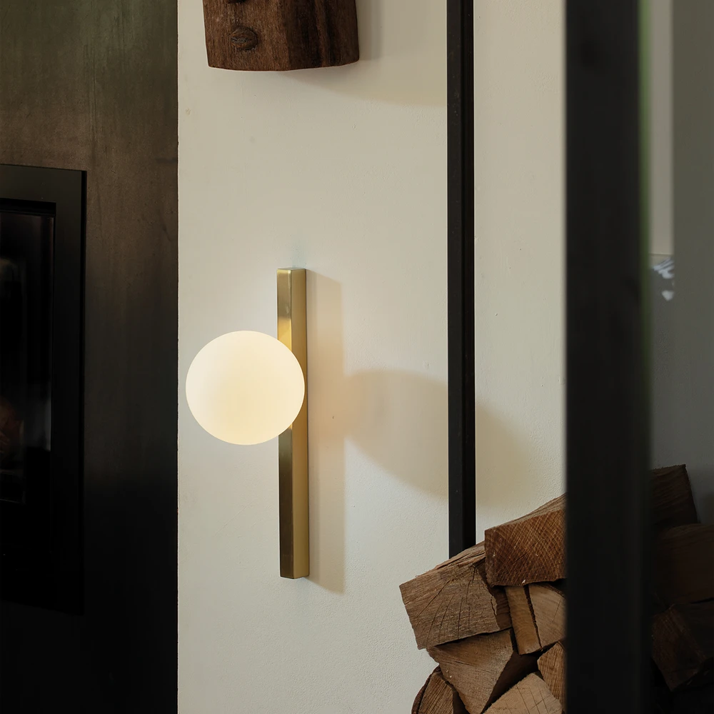Lubinis šviestuvas Ideal Lux Sieninis/lubų šviestuvas BINOMIO, G9, žalvario sp., 311319