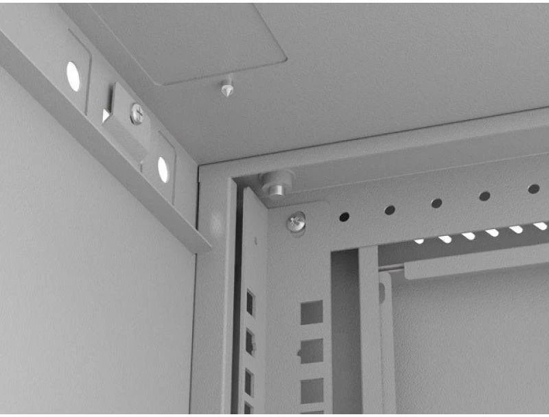Lanberg WF03-5309-10S rack spintelė 9U Sieninė lentyna Juodas