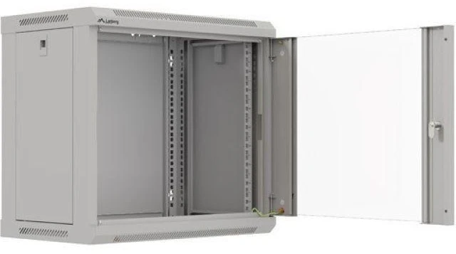Lanberg WF03-5309-10S rack spintelė 9U Sieninė lentyna Juodas