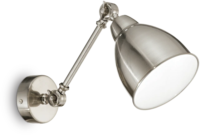 Sieninis šviestuvas Ideal Lux Wall lamp with 1 light NEWTON, E27, chrome