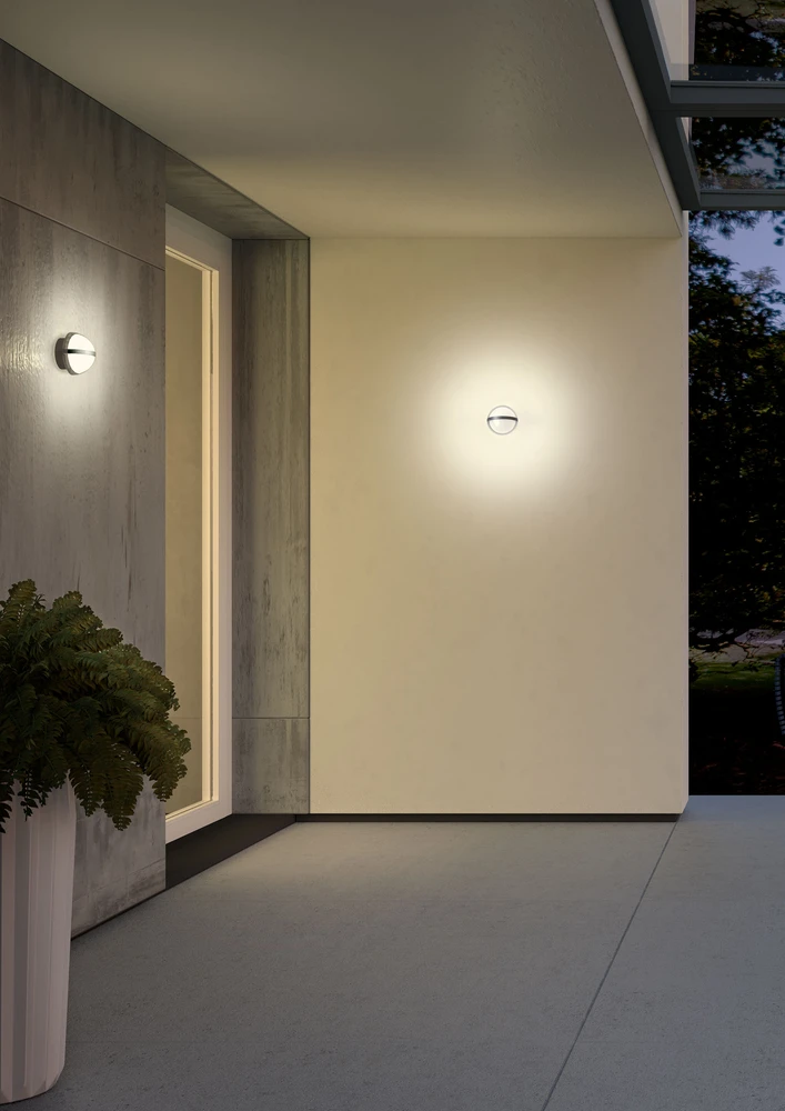 Sieninis šviestuvas 10,8W LED sieninis lauko šviestuvas SIERRA, tamsiai pilkas, 3000K, IP54, 90364