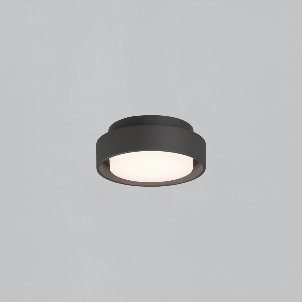 Lubinis šviestuvas 10W LED lubinis fasado šviestuvas KUMA, antracito sp., 2700/3000K, IP65, P2082071GR