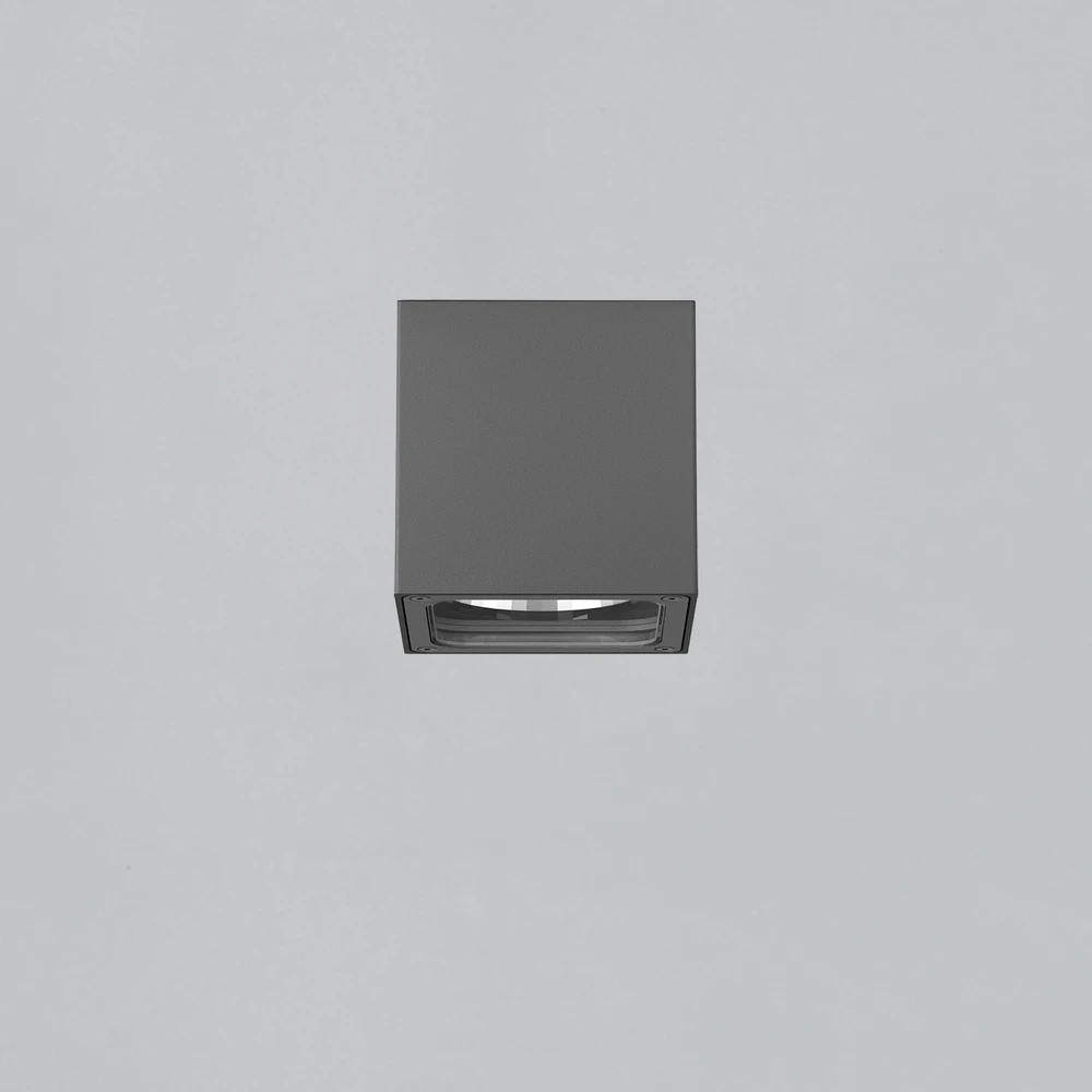 Lubinis šviestuvas 10W LED lubinis fasado šviestuvas HAMAL, antracito sp., 3000K, dimeriuojamas, IP65, P2081000GRDT