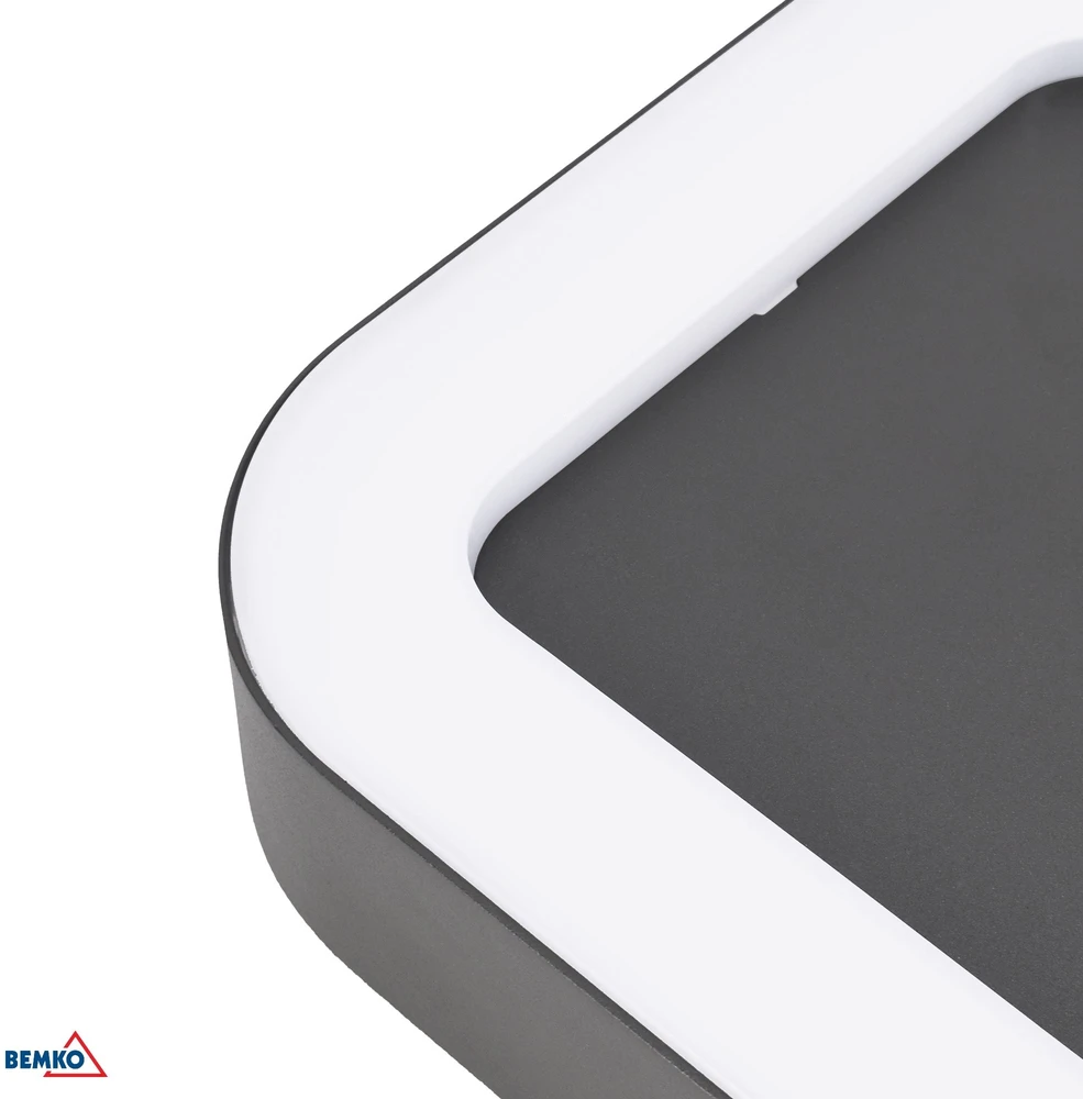 Sieninis šviestuvas Bemko 10W LED sieninis fasado šviestuvas VALIT, grafito sp., 3000K, IP65, 120°