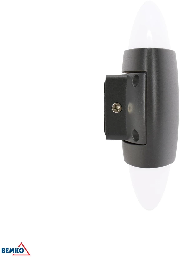 Sieninis šviestuvas Bemko 10W LED sieninis fasado šviestuvas VALANT, grafito sp., 3000K, IP65