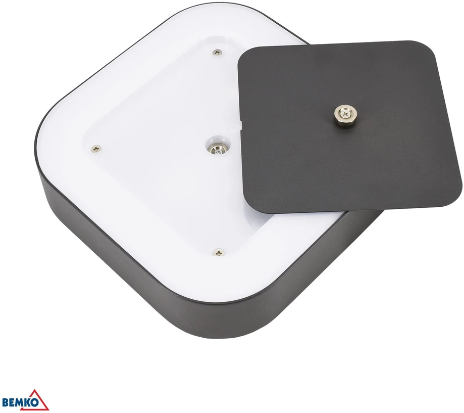 Sieninis šviestuvas Bemko 10W LED sieninis fasado šviestuvas VALIT, grafito sp., 3000K, IP65, 120°