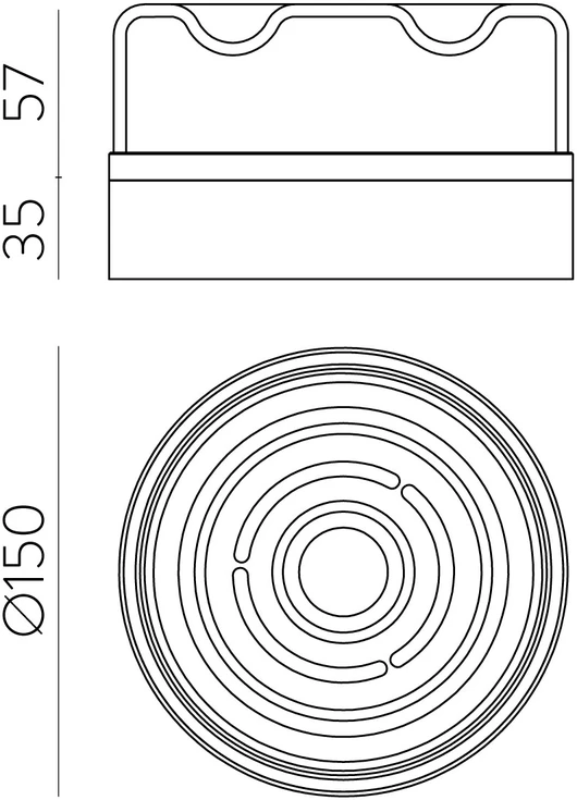 10W LED sieninis fasado šviestuvas ECLIPSE, juodos/dūmų sp., 2700K, IP65, A4029090N