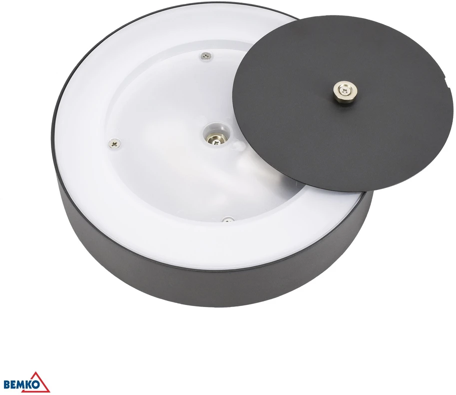 Sieninis šviestuvas Bemko 10W LED sieninis fasado šviestuvas VALIT, grafito sp., 4000K, IP65, 120°