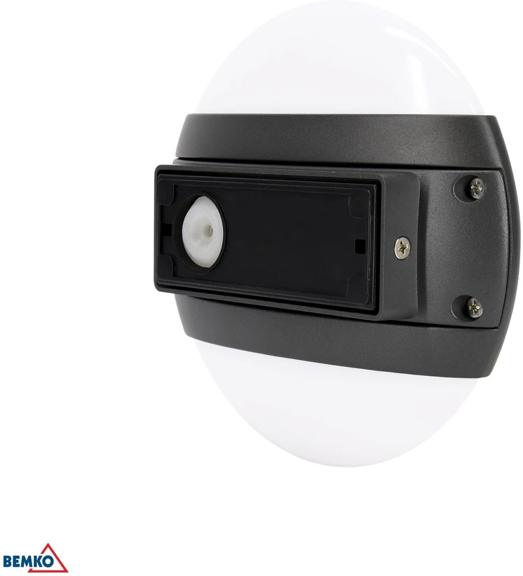 Sieninis šviestuvas Bemko 10W LED sieninis fasado šviestuvas VALANT, grafito sp., 3000K, IP65
