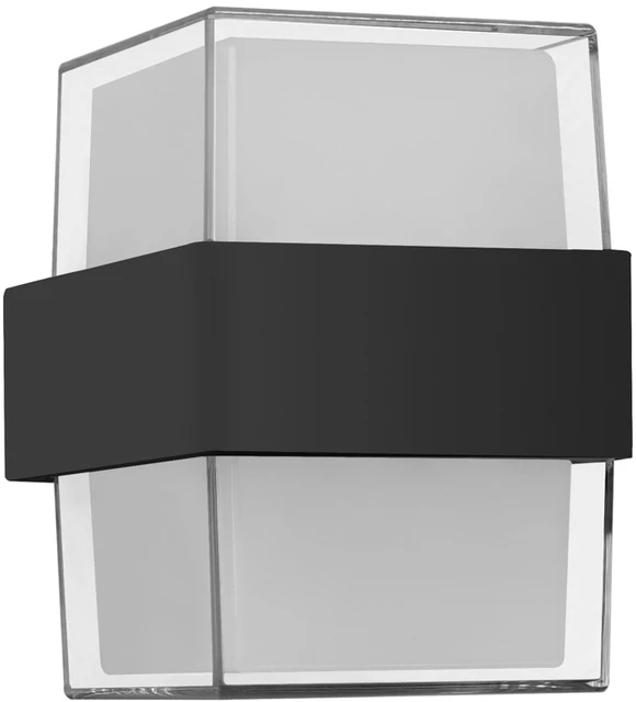 Pakabinamas šviestuvas 10W LED sieninis fasado šviestuvas MARTI, juodas, 3000K