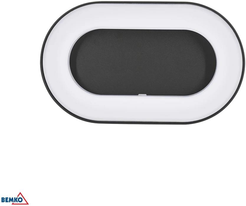 Sieninis šviestuvas Bemko 10W LED sieninis fasado šviestuvas VALIT, grafito sp., 3000K, IP65, 120°
