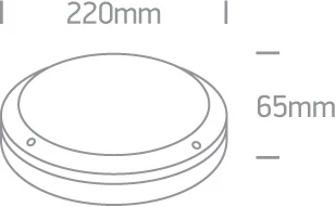 10W LED sieninis lauko šviestuvas, baltas, 3000K, 67442/W/W