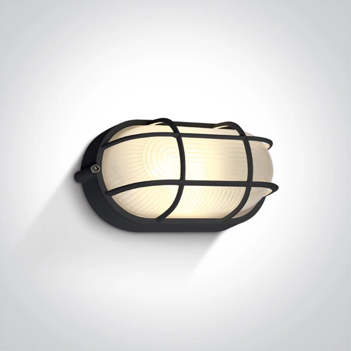 10W LED sieninis lauko šviestuvas, juodas, 3000K, 67444C/B/W