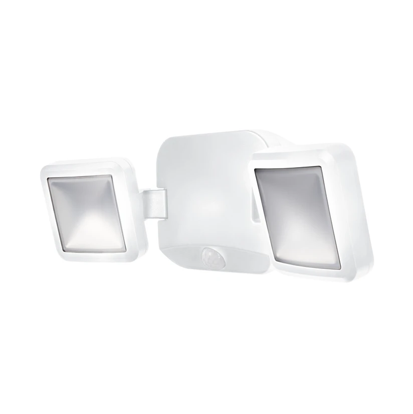 Sieninis šviestuvas Osram 10W LED sieninis lauko šviestuvas, baltas, 4000K, su baterija ir judesio davikliu, IP54