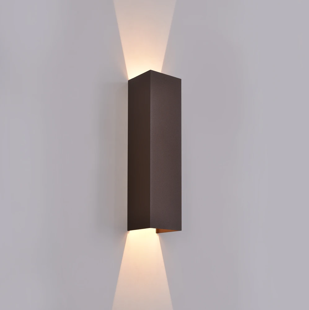 11W LED sieninis fasado šviestuvas KENDO, rūdžių sp., 2700/3000K, IP65, A2032270M