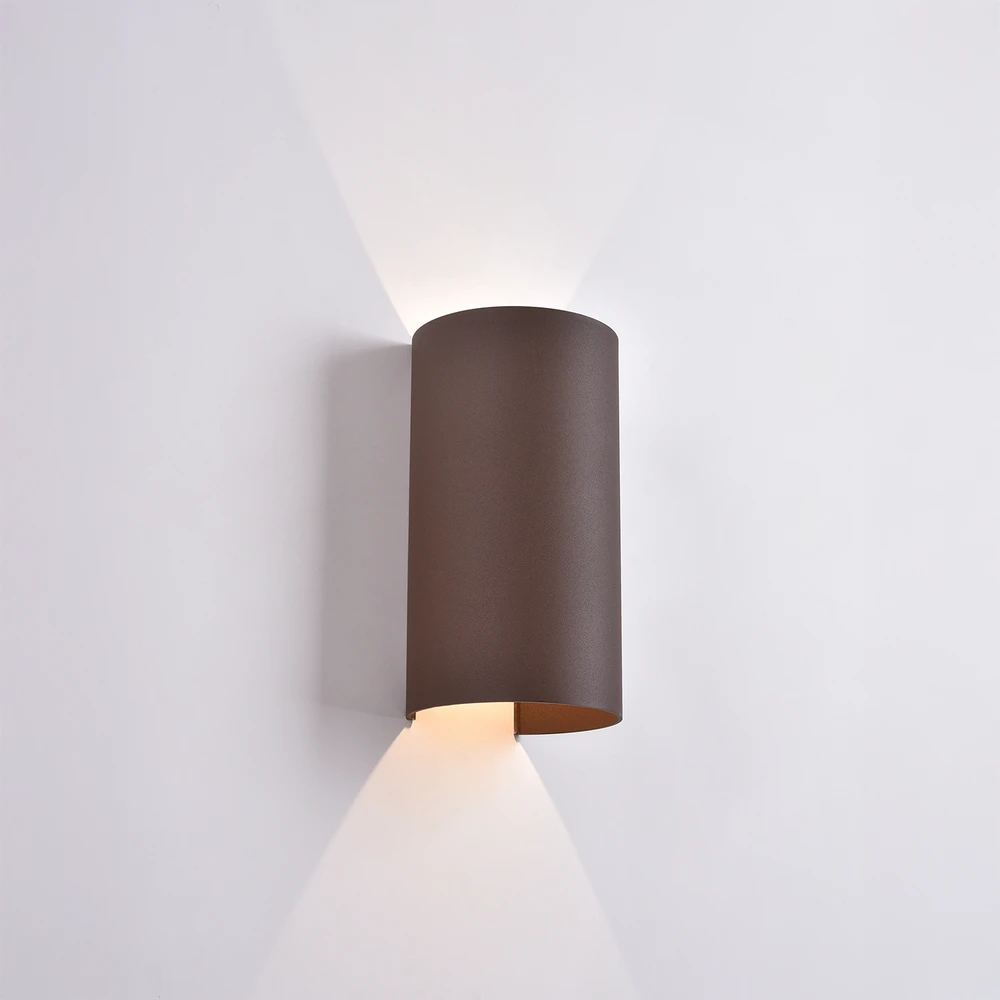 Sieninis šviestuvas 11W LED sieninis fasado šviestuvas KOWA, rūdžių sp., 2700/3000K, IP65, A2033170M