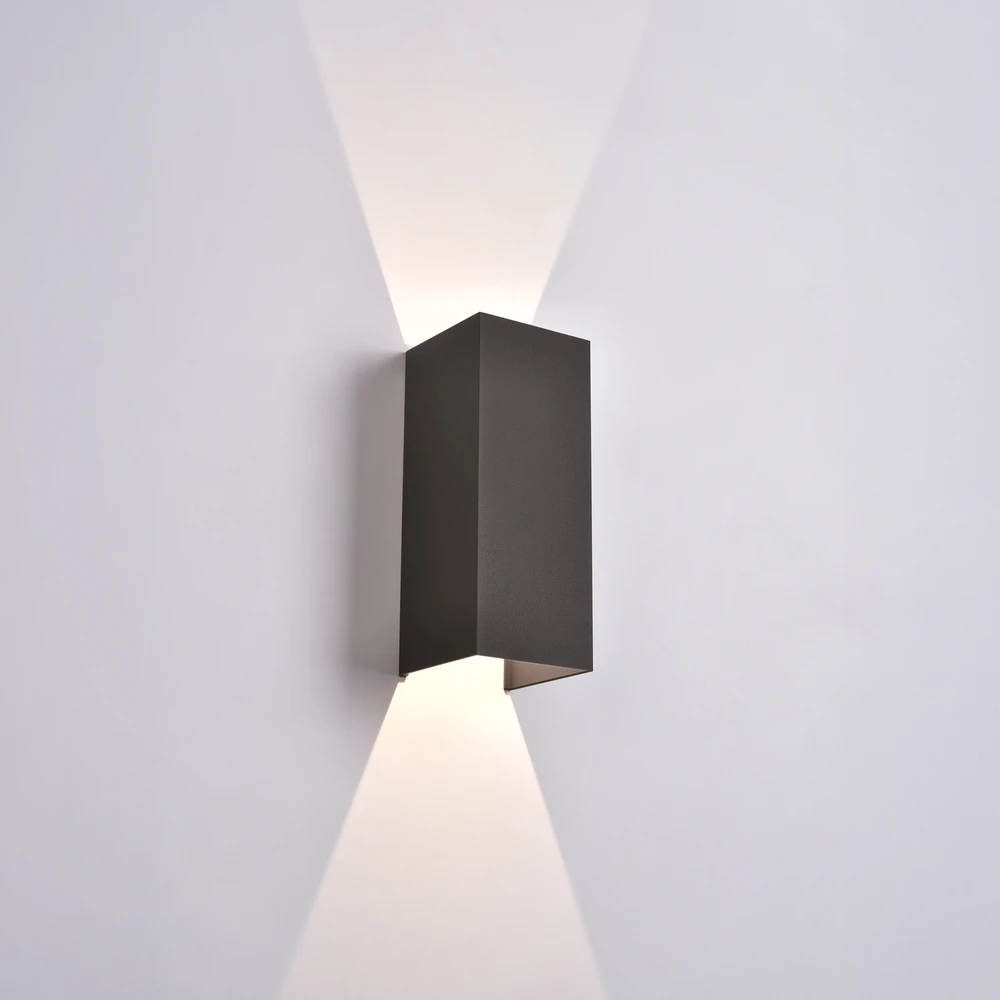 11W LED sieninis fasado šviestuvas KENDO, juodas, 2700/3000K, IP65, A2032170N