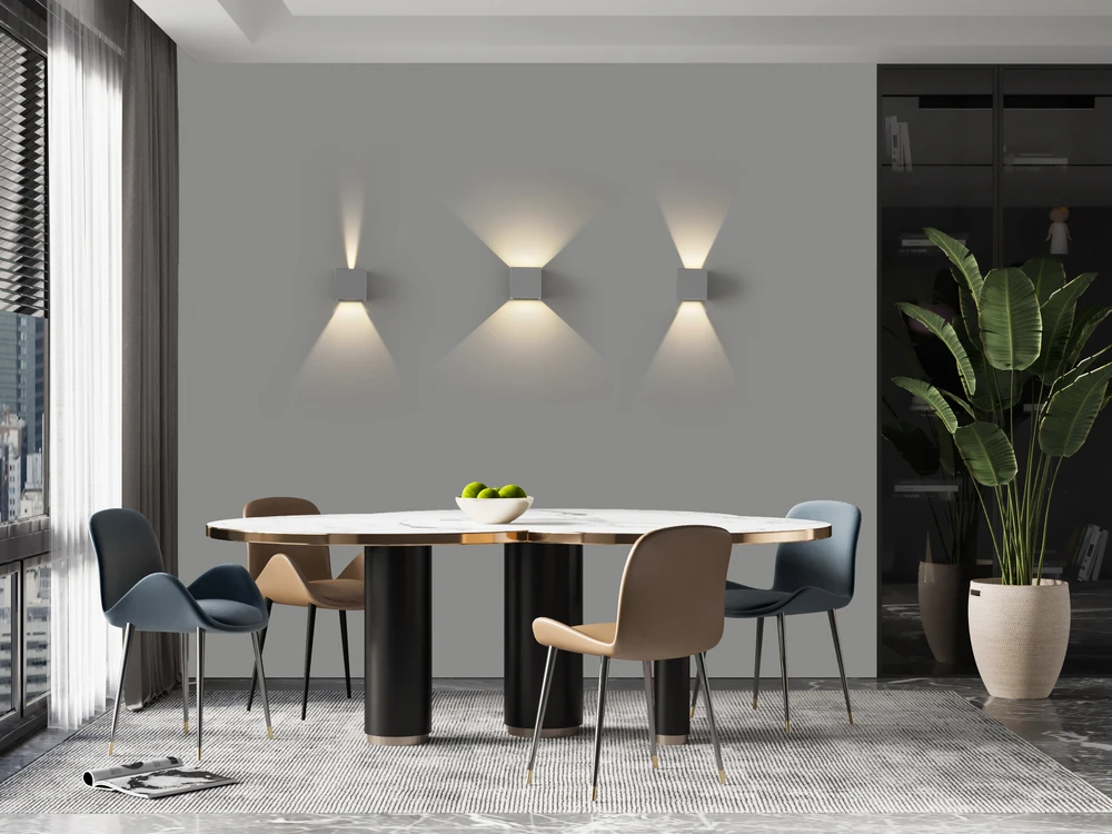 11W LED sieninis fasado šviestuvas KENDO, baltas, 2700/3000K, IP65, A2032070B