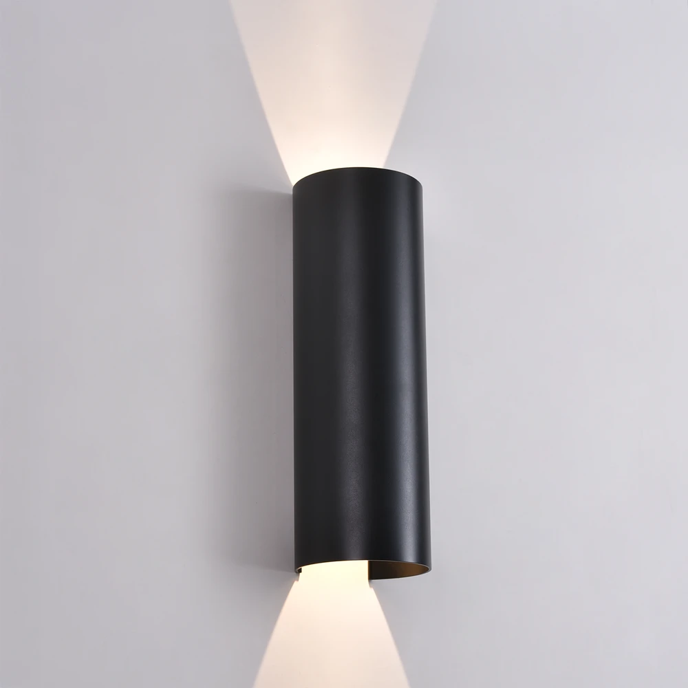 11W LED sieninis fasado šviestuvas KOWA, juodas, 2700/3000K, IP65, A2033270N
