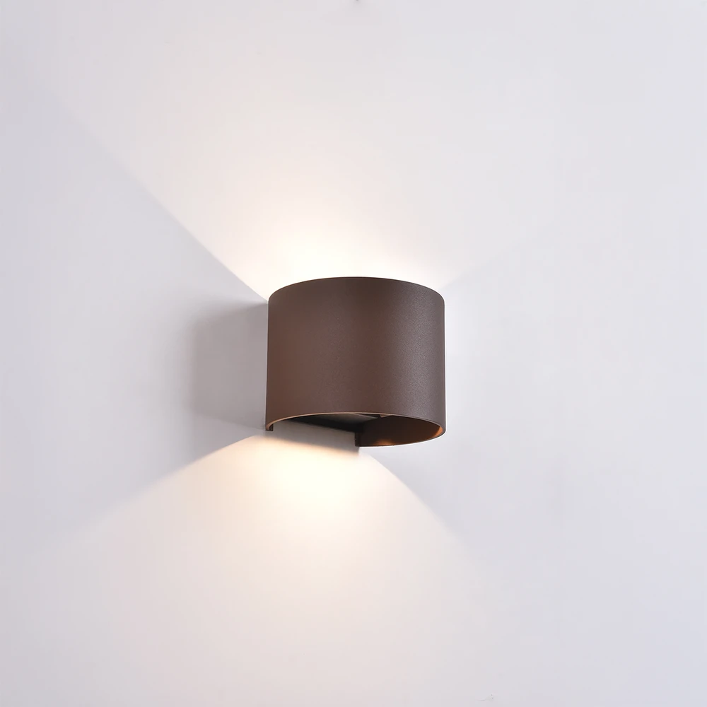 11W LED sieninis fasado šviestuvas KOWA, rūdžių sp., 2700/3000K, IP65, A2033070M