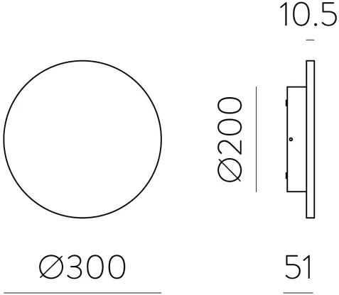 11W LED sieninis fasado šviestuvas COMBO, juodas, 2700/3000K, IP65, dimeriuojamas, A3966170NDT