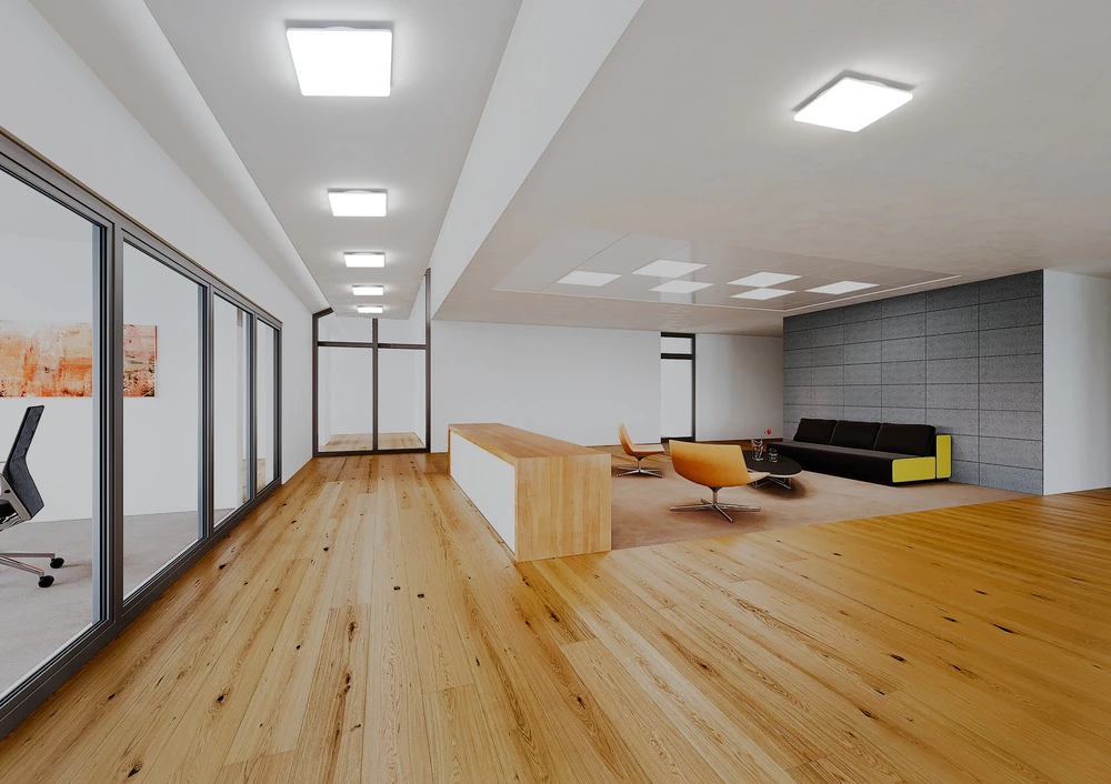 12/19W LED paviršinis šviestuvas SURFACE FLAT SQUARE, baltas, 3000/4000K, su EVERLOOP, MULTI SELECT funkcijomis