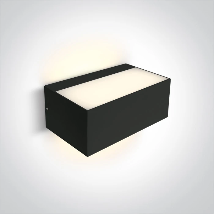 12W LED paviršinis fasado šviestuvas, antracito sp., E27, 67518/AN